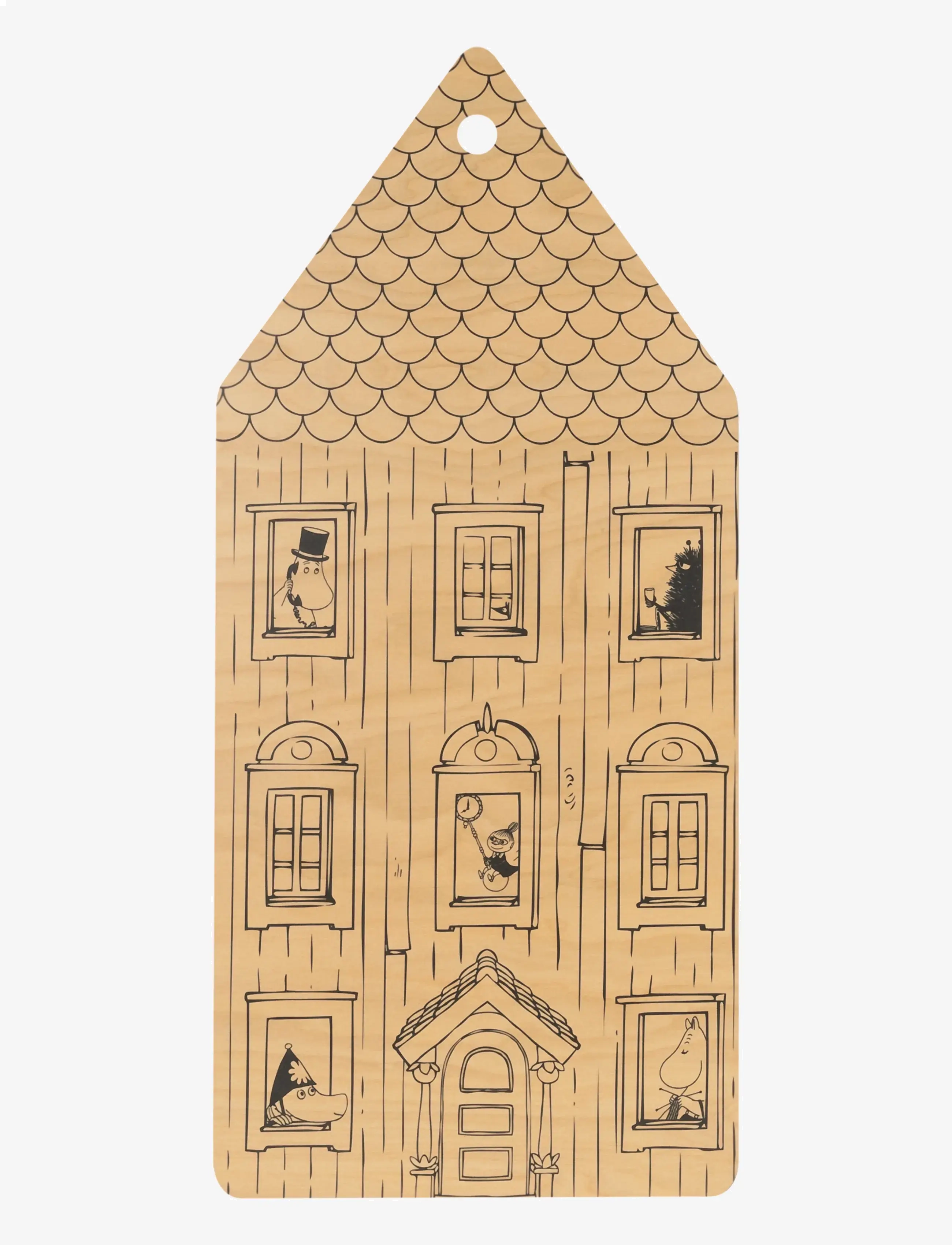 Muurla - Moomin Chop&Serve board Moominhouse - blue - 2