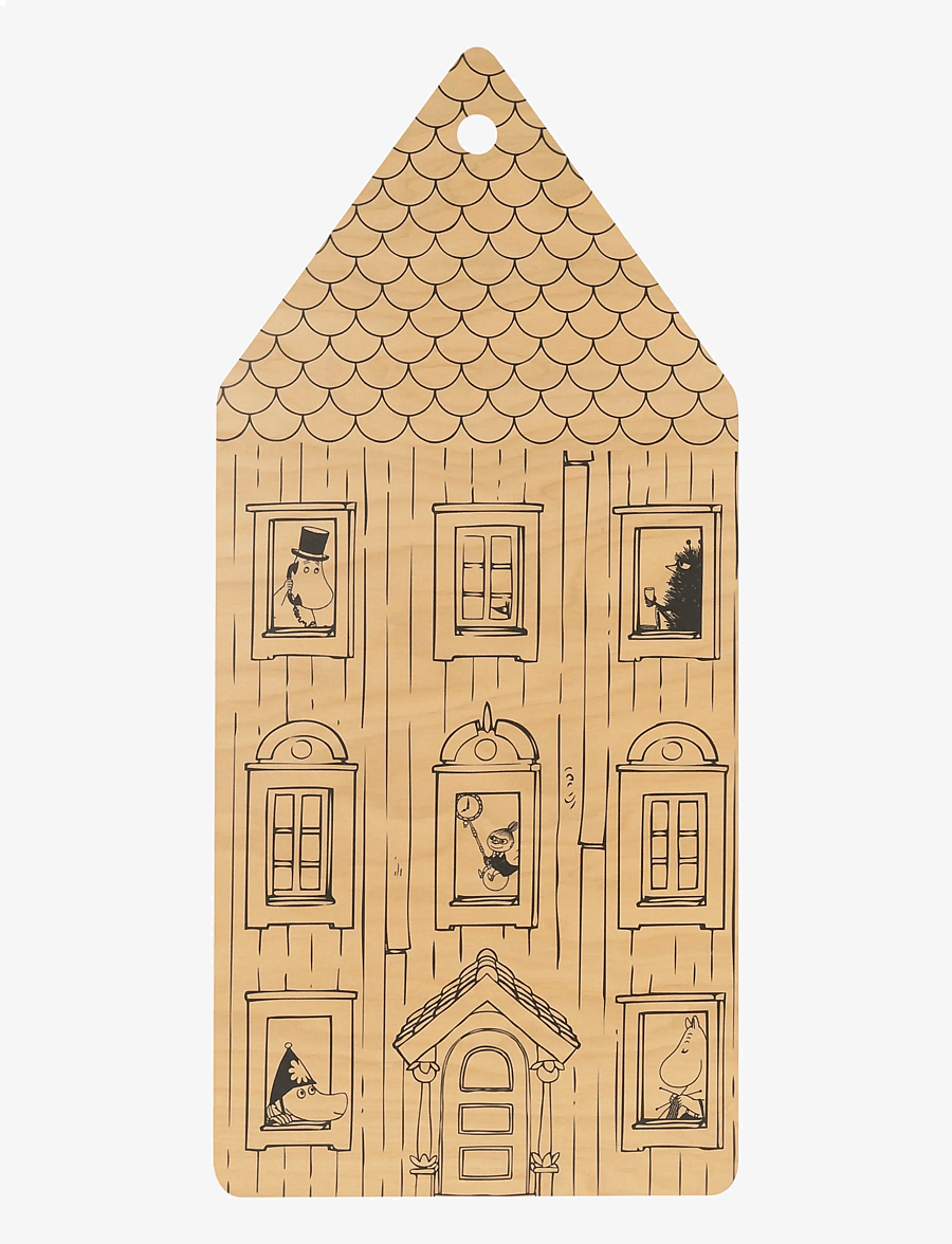 Muurla - Moomin Chop&Serve board Moominhouse - blue - 2