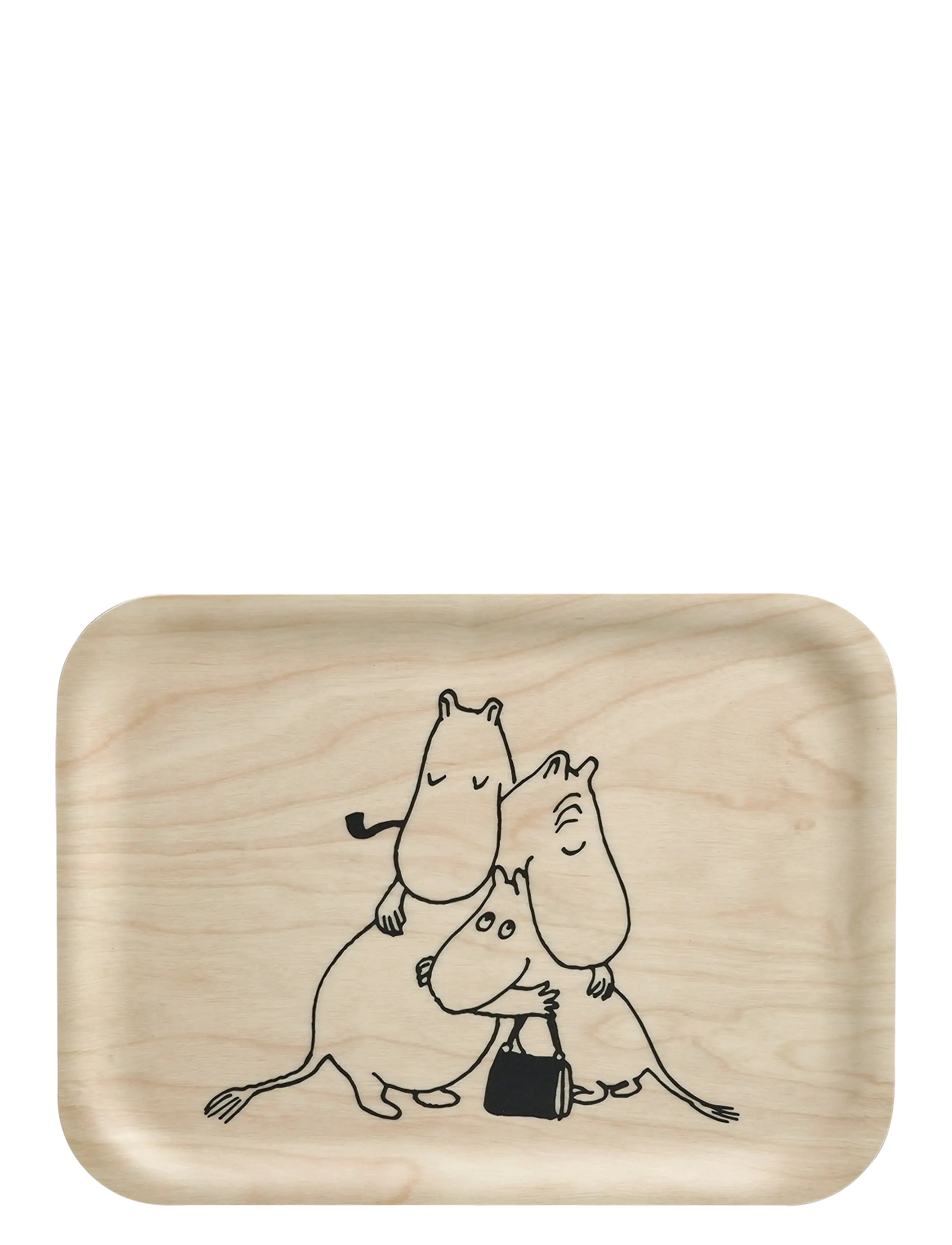 Tray 27x20cm Moomin 80 - NATURAL