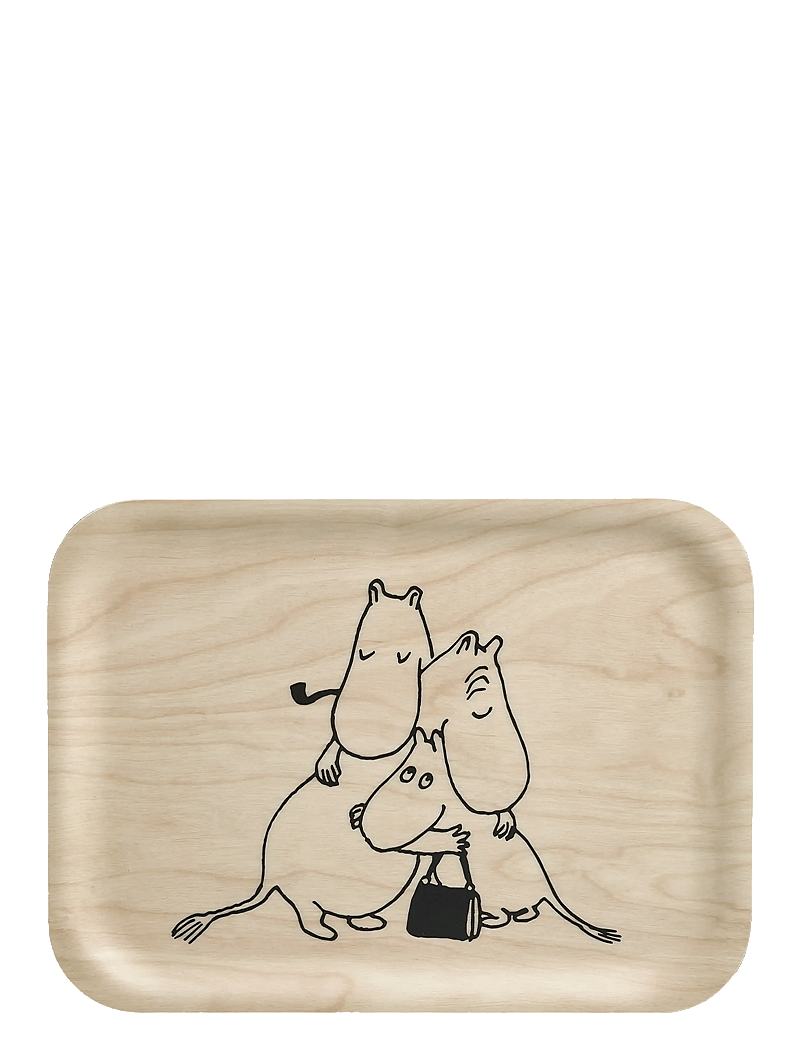 Muurla - Tray 27x20cm Moomin 80 - die niedrigsten preise - natural - 0