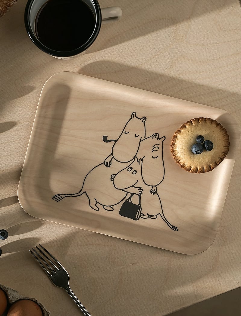 Muurla - Tray 27x20cm Moomin 80 - die niedrigsten preise - natural - 2
