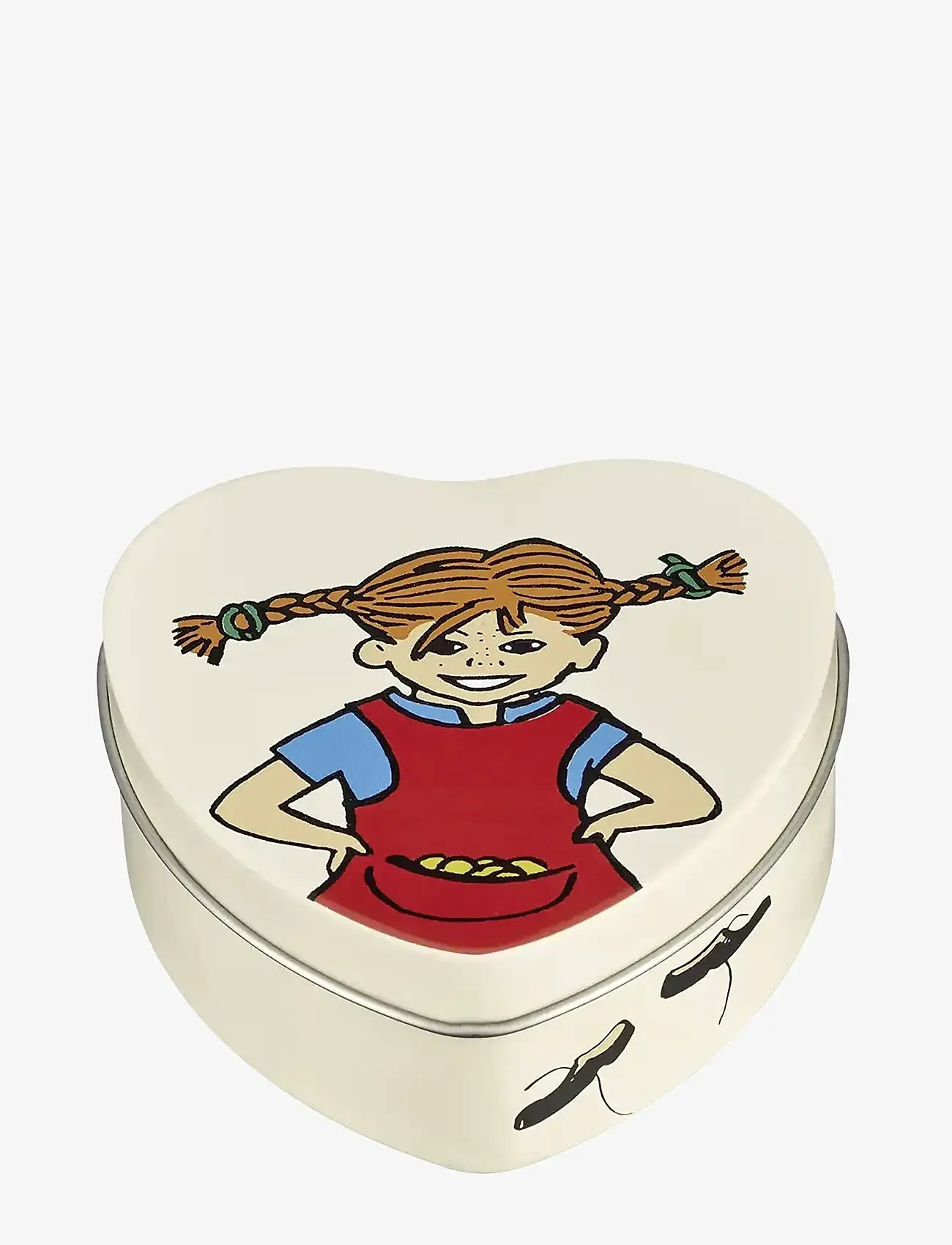 Muurla - Pippi tin box BE MORE PIPPI 10cm - backen - beige - 0