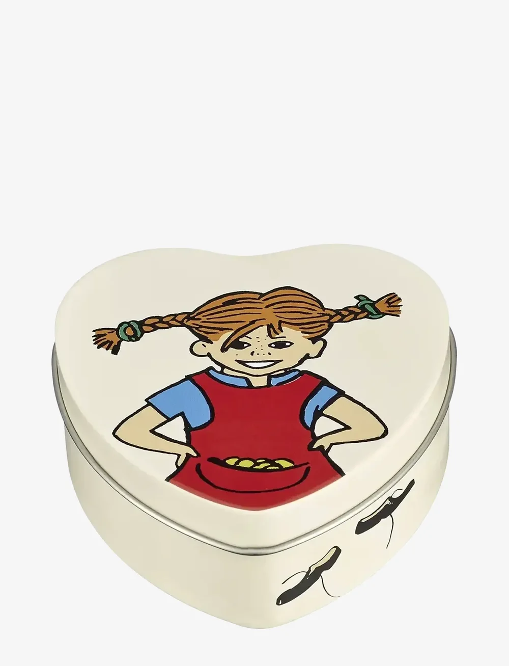 Muurla - Pippi tin box BE MORE PIPPI 10cm - bagning - beige - 0