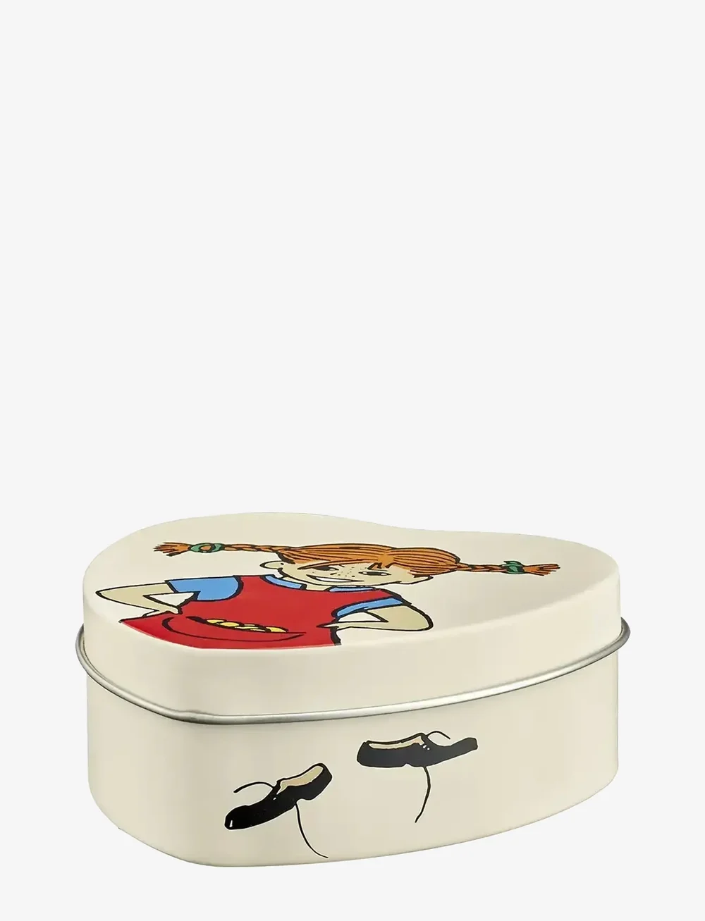 Muurla - Pippi tin box BE MORE PIPPI 10cm - bagning - beige - 1