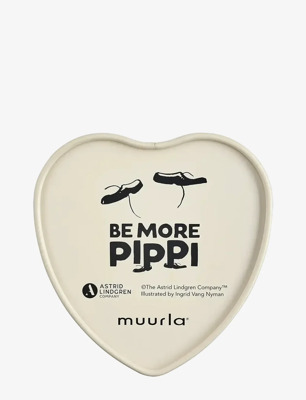 Muurla - Pippi tin box BE MORE PIPPI 10cm - bagning - beige - 2