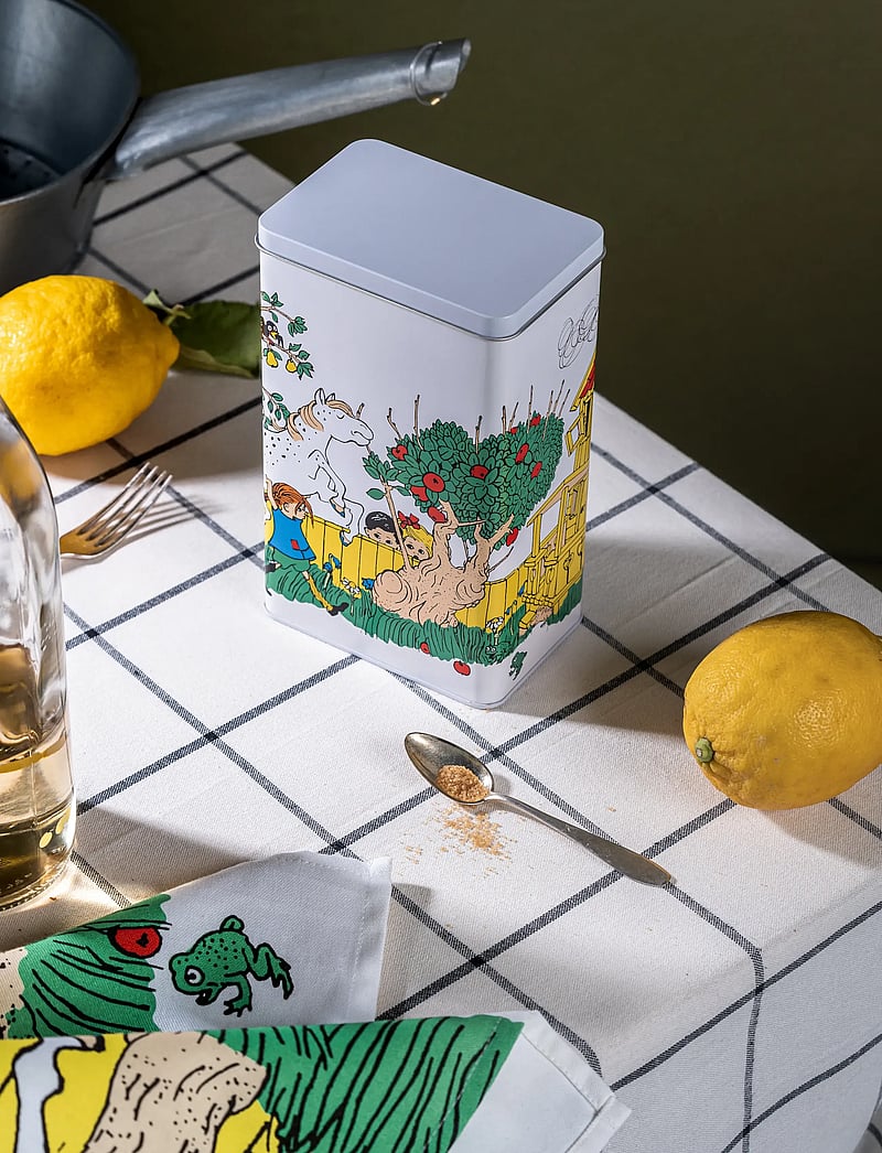 Muurla - Pippi coffee tin jar The Way Home - aufbewahrungsboxen - white - 0