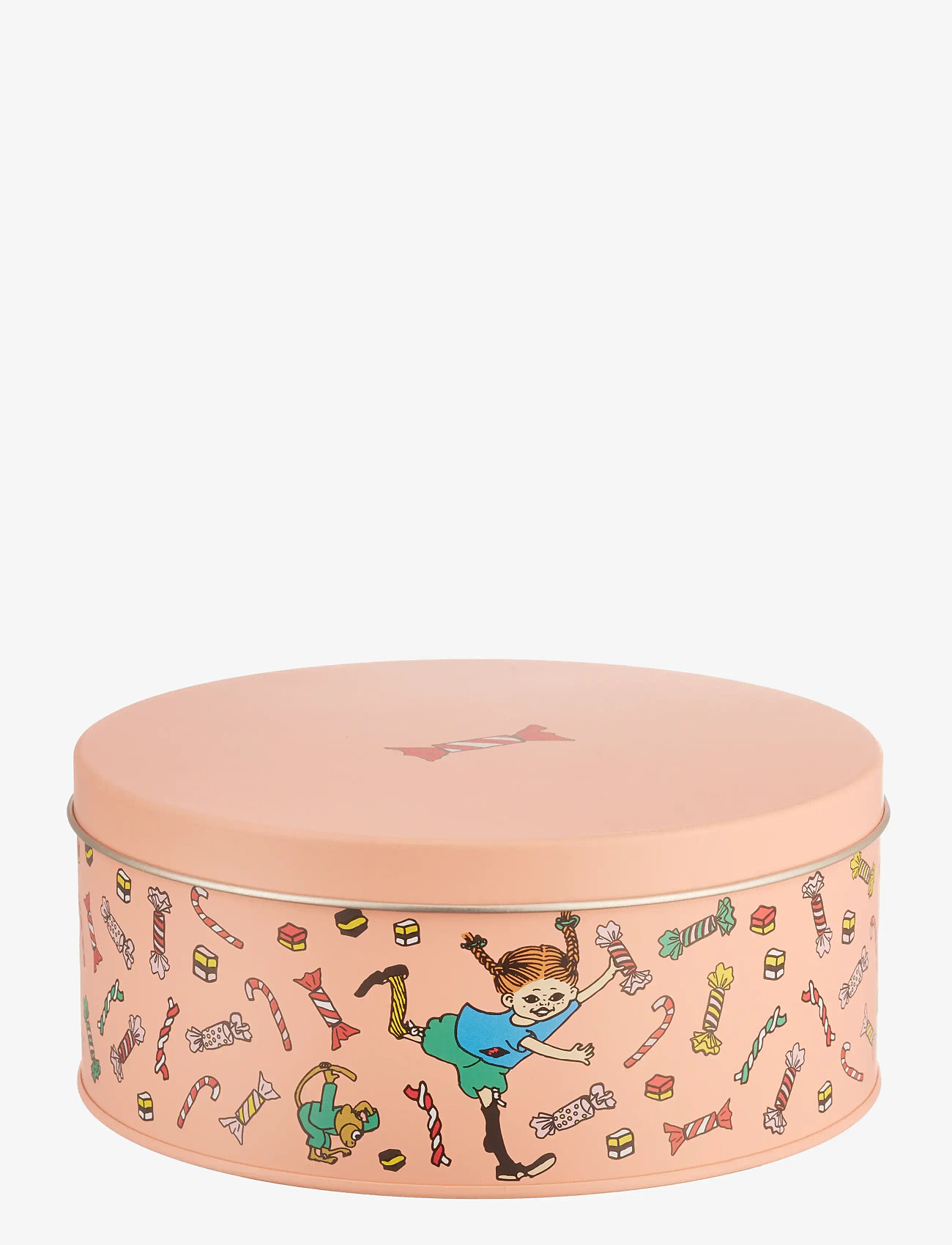 Muurla - Pippi tin jar Candy 15cm - backen - pink - 1