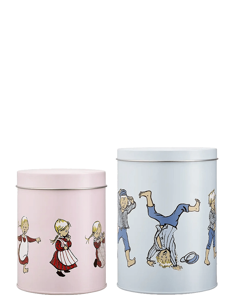 Muurla - Emil tin jar set of 2 Emil and Ida - küpsetamine - blue/pink - 2
