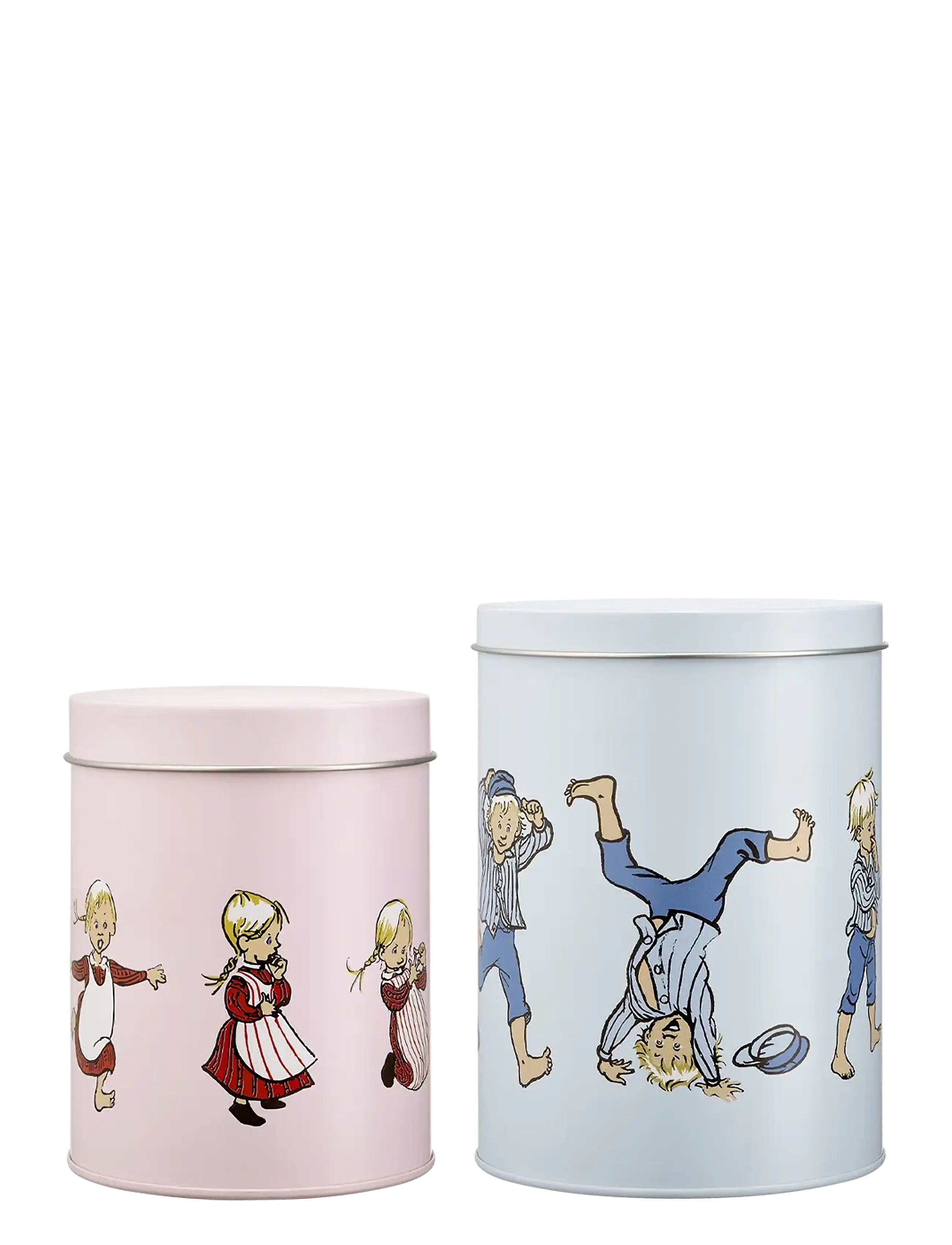 Muurla - Emil tin jar set of 2 Emil and Ida - küpsetamine - blue/pink - 2