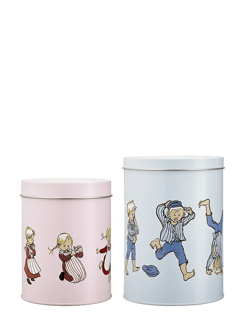 Muurla - Emil tin jar set of 2 Emil and Ida - küpsetamine - blue/pink - 3