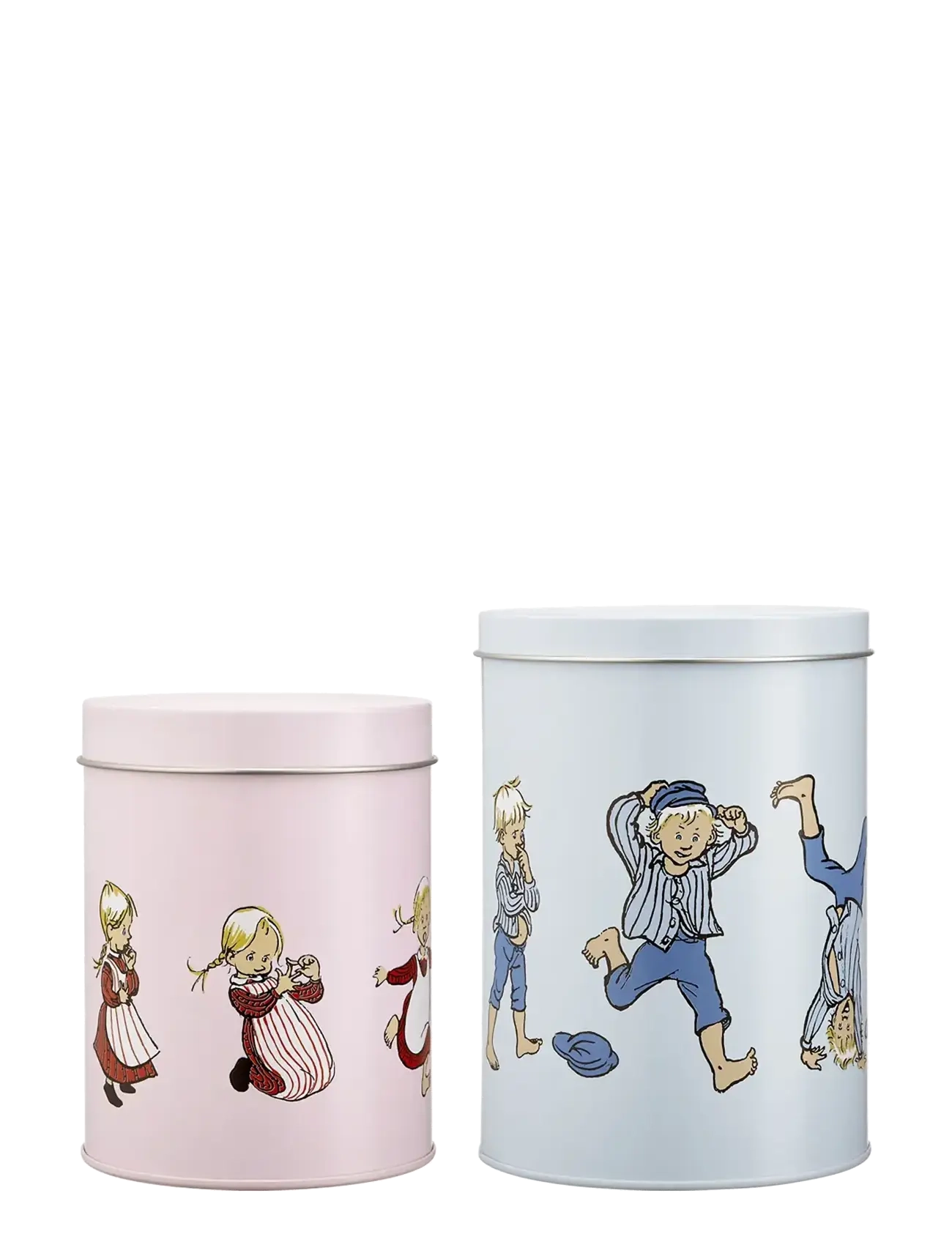 Muurla - Emil tin jar set of 2 Emil and Ida - pieczenie - blue/pink - 3