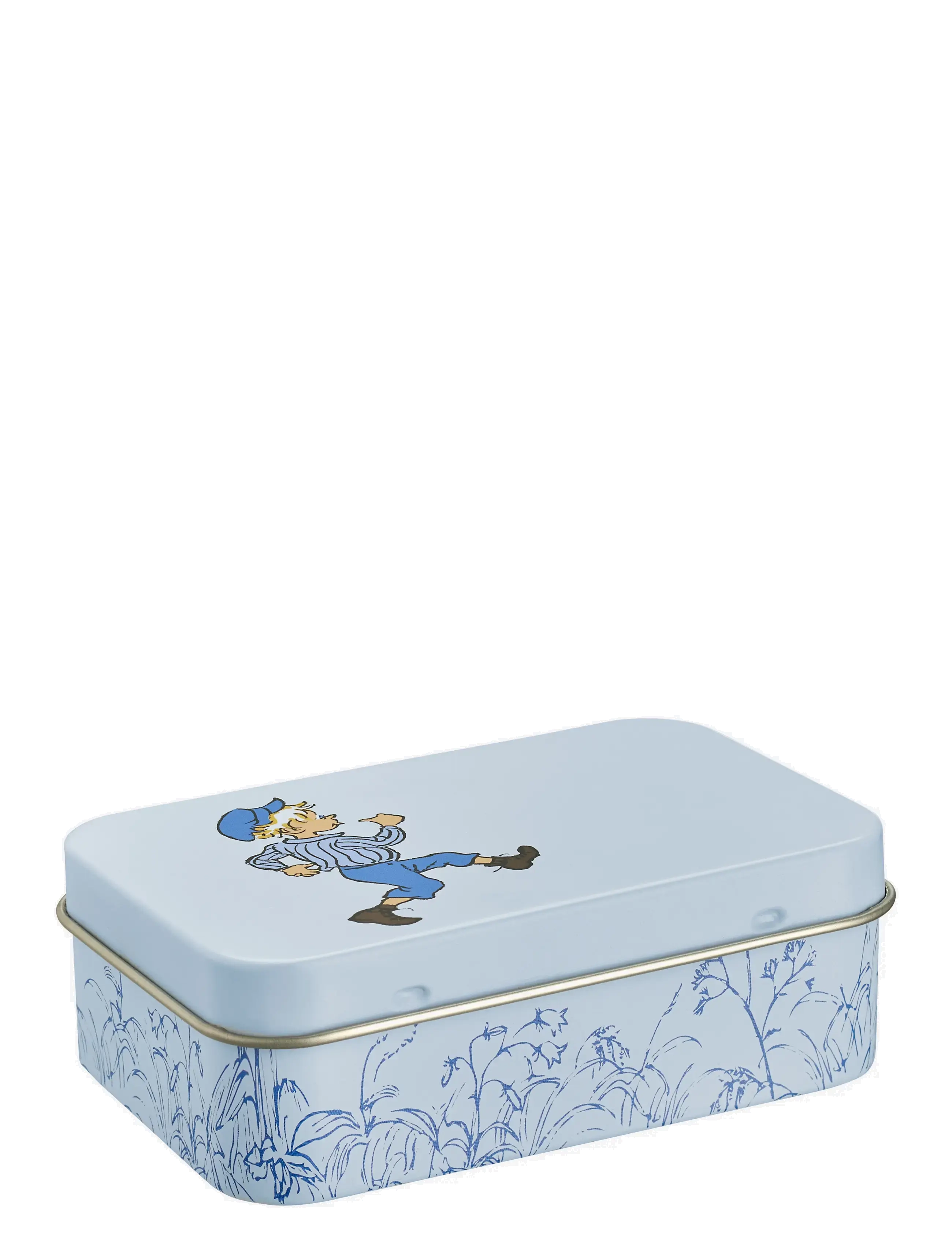 MUURLA Blikdåse 10x6,5x3 Cm, Emil, Blå Blau - 10X6.5X3CM - Kinder