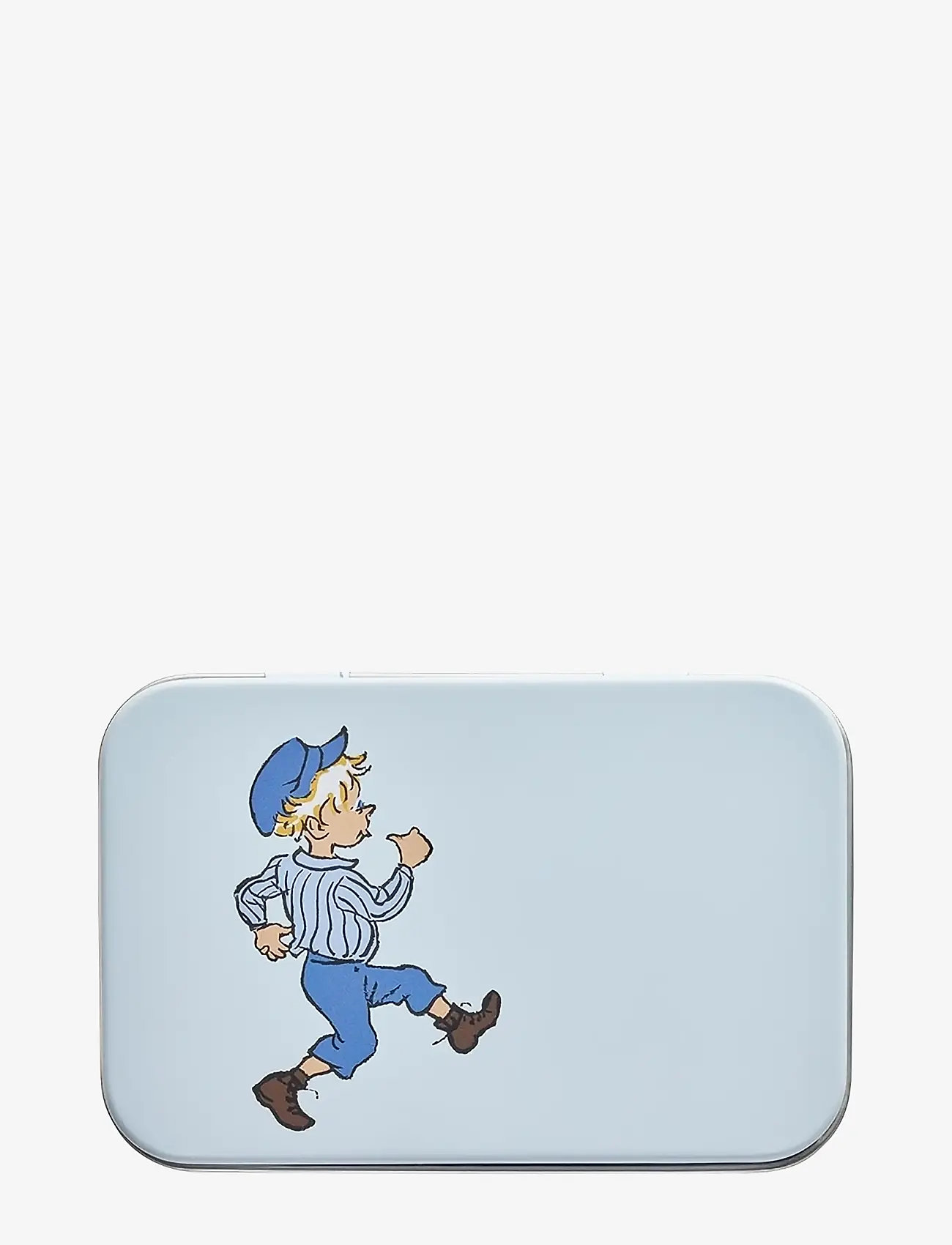 Emil i Lönneberga - Tin box 10x6,5x3cm Emil blue - aufbewahrungsboxen - blue - 1