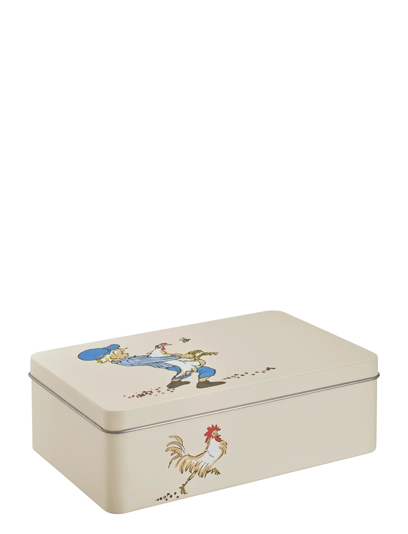 Muurla Emil tin box Cluck Cluck 18x12x6cm - Moomin 80. aastapäev - BEIGE / cream