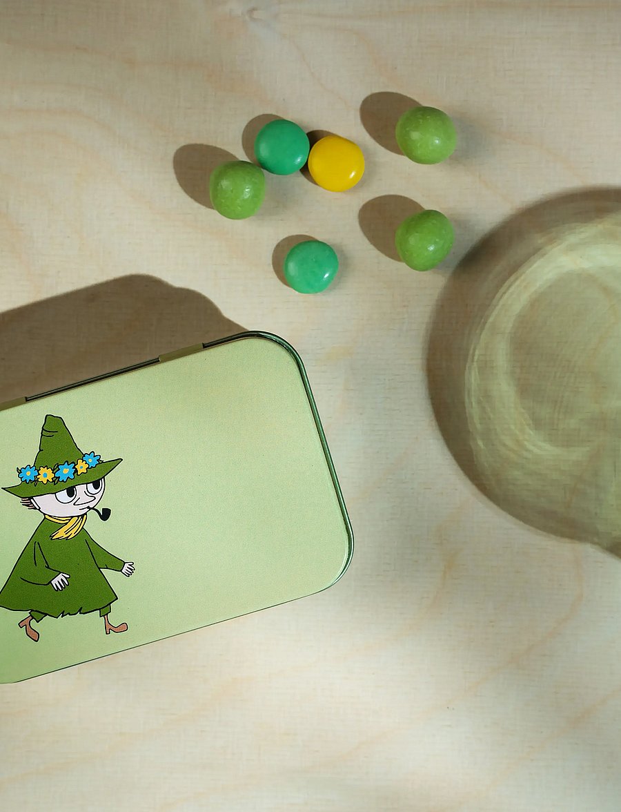 Muurla - Moomin tin box Snufkin 10x6,5cm - green - 3