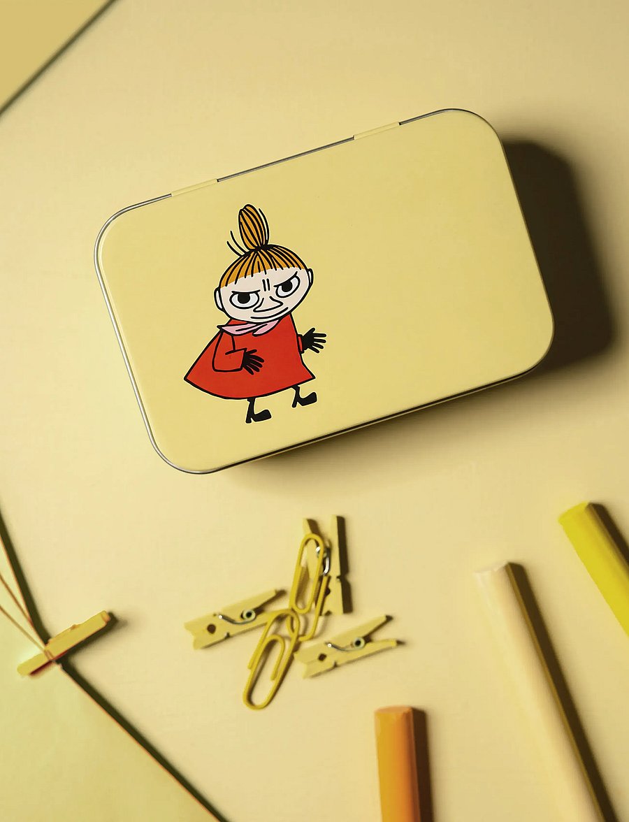 Muurla - Moomin tin box Little My 10x6,5cm - yellow - 0