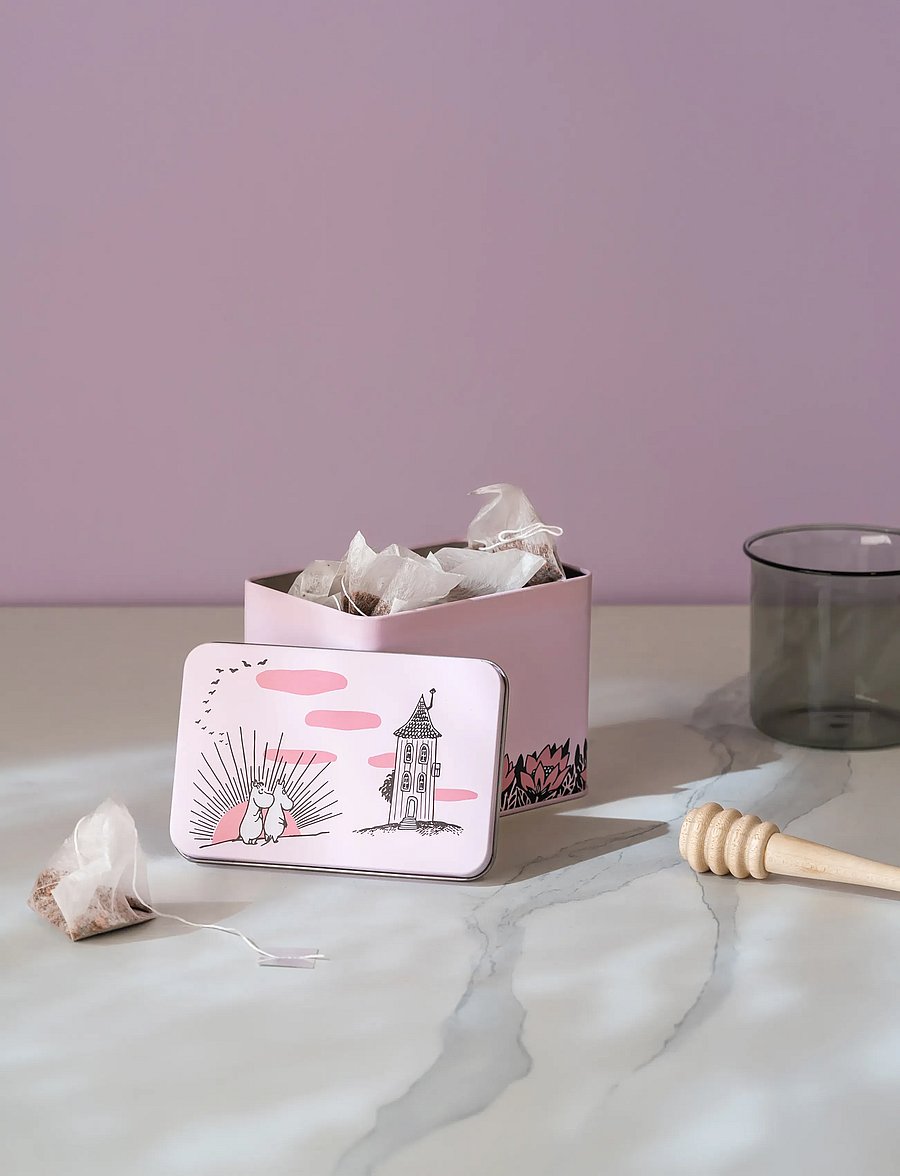 Muurla - Moomin tin jar Friendship 12x8x9cm - aufbewahrungsboxen - pink - 2