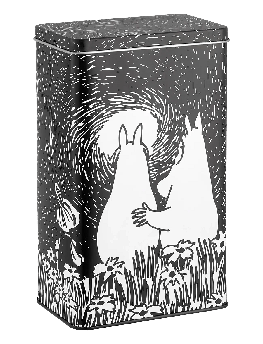 Muurla - Moomin coffee tin jar Friendship 20cm - vorratsgläser - black - 1