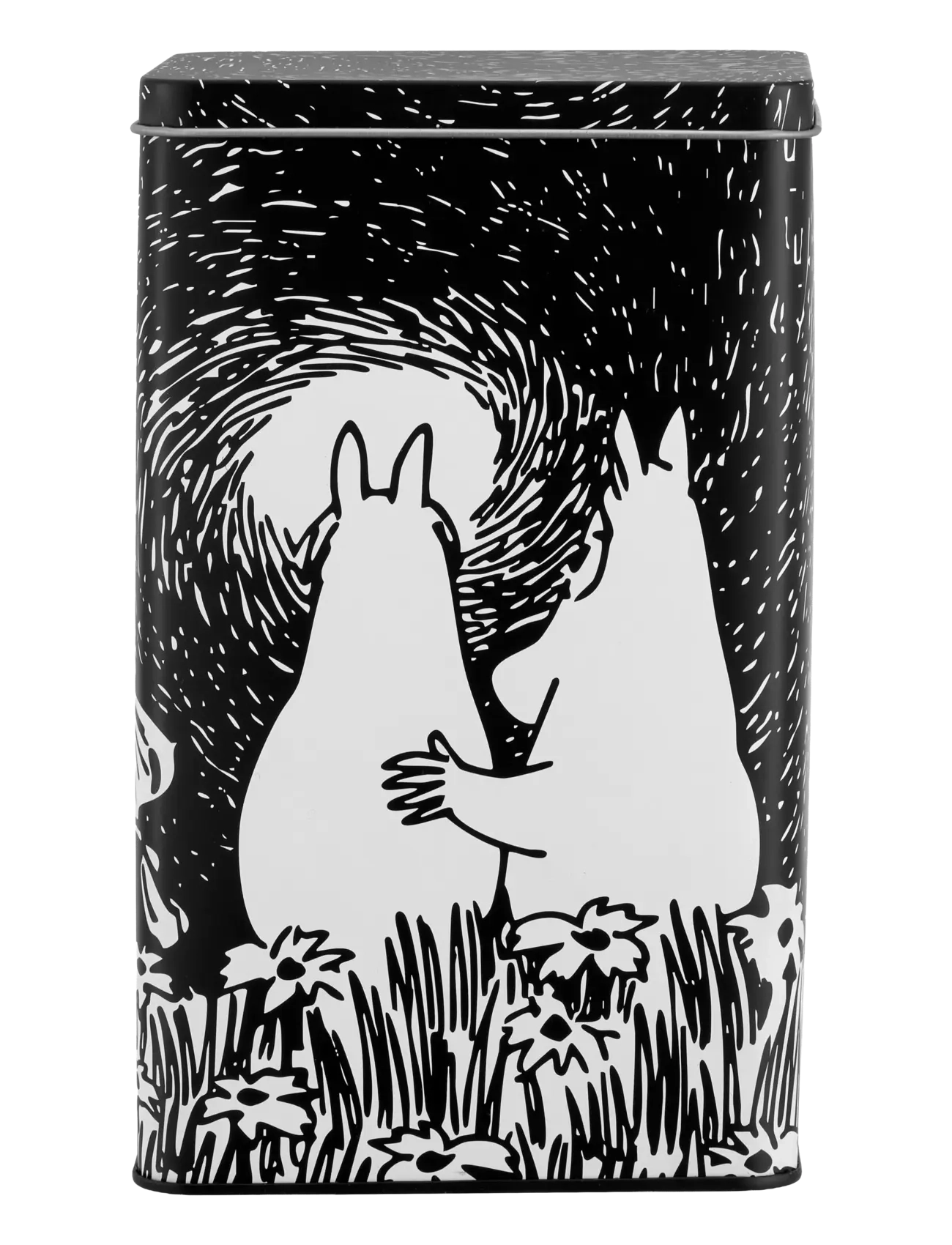 Muurla - Moomin coffee tin jar Friendship 20cm - vorratsgläser - black - 2