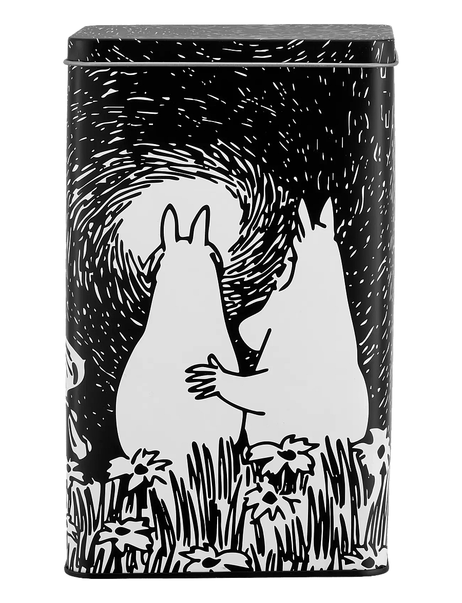 Muurla - Moomin coffee tin jar Friendship 20cm - vorratsgläser - black - 2