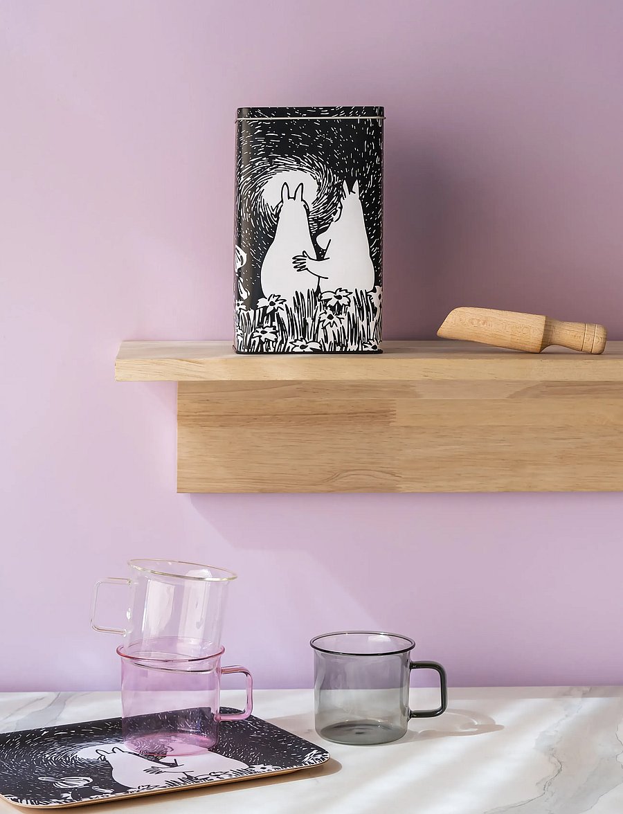 Muurla - Moomin coffee tin jar Friendship 20cm - vorratsgläser - black - 3
