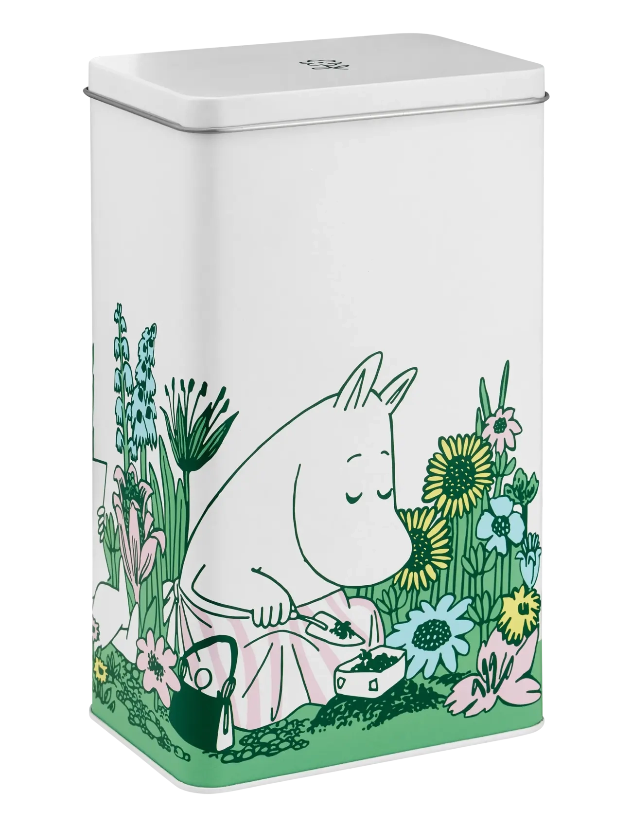 Muurla - Mumin-kaffedåse i haven - mad opbevaring - white - 2