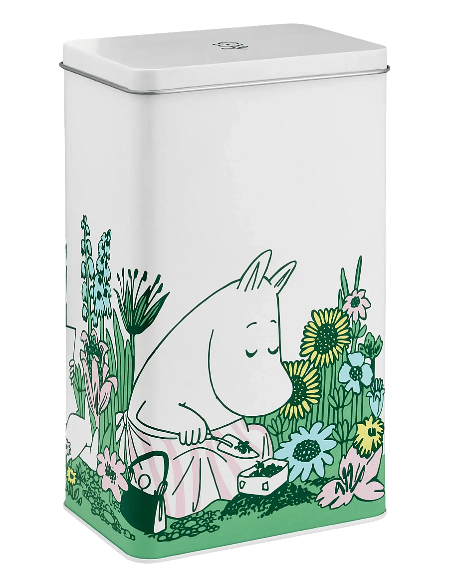 Muurla - Moomin coffee tin jar In the Garden - lebensmittellagerung - white - 2
