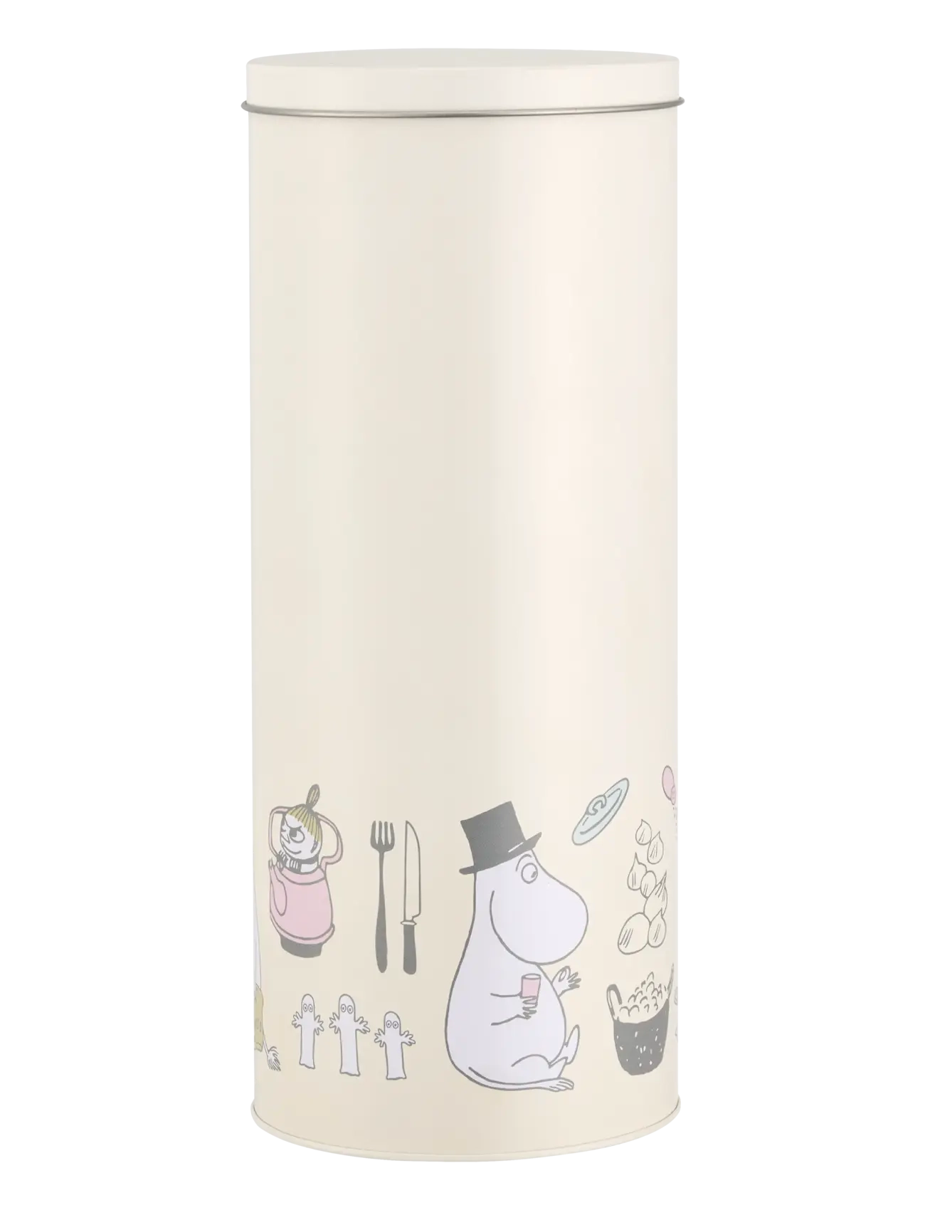Muurla - Moomin spaghetti tin jar Bon Appétit 27cm - vorratsgläser - beige - 3