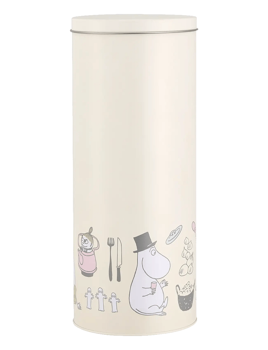 Muurla - Moomin spaghetti tin jar Bon Appétit 27cm - vorratsgläser - beige - 3