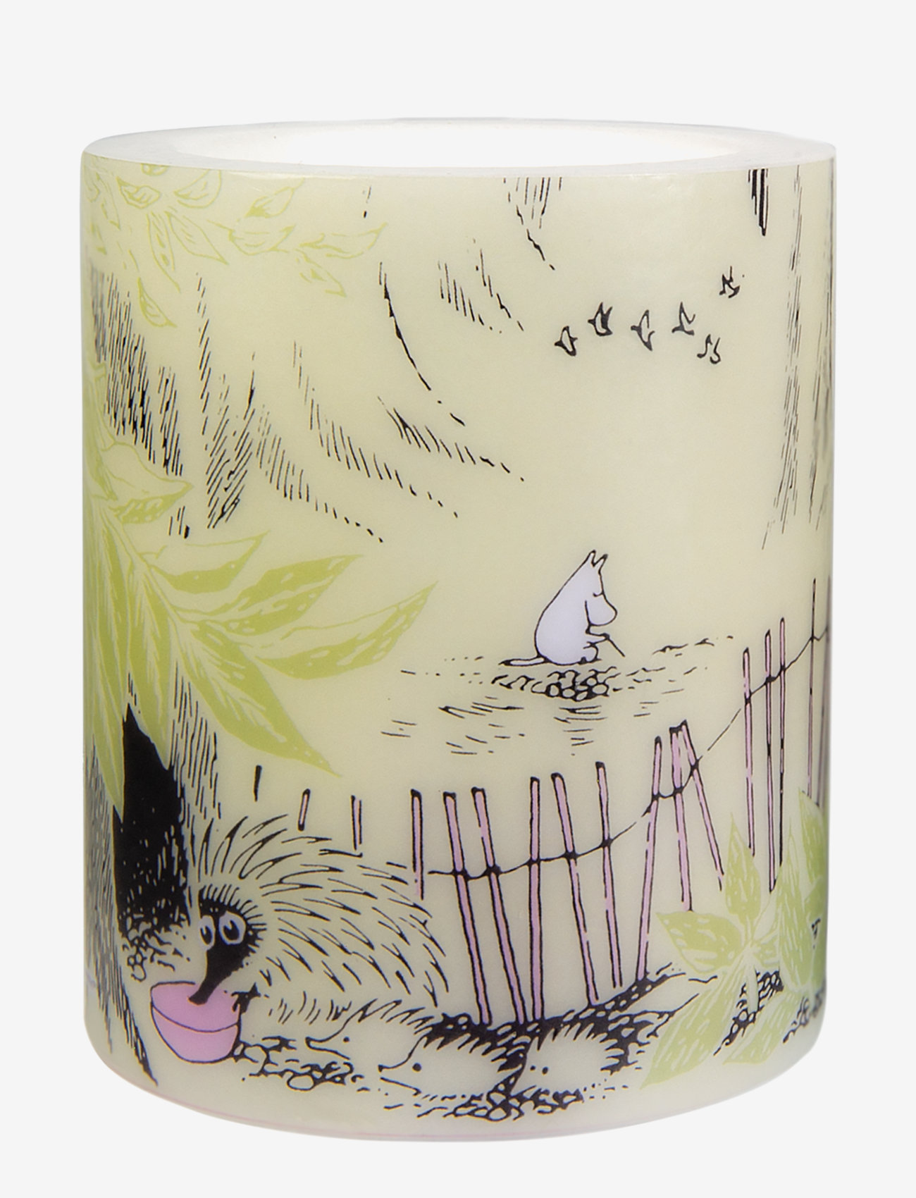 Muurla - Moomin candle 12cm In the Wild - white - 0