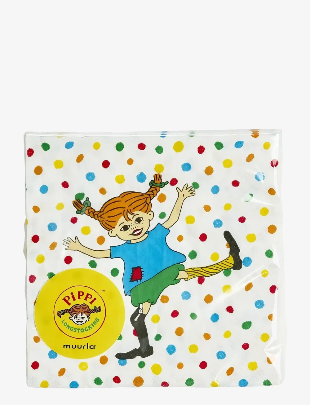 Muurla - Napkin 33x33cm Hoppsansa - servietter & tilbehør - white - 0
