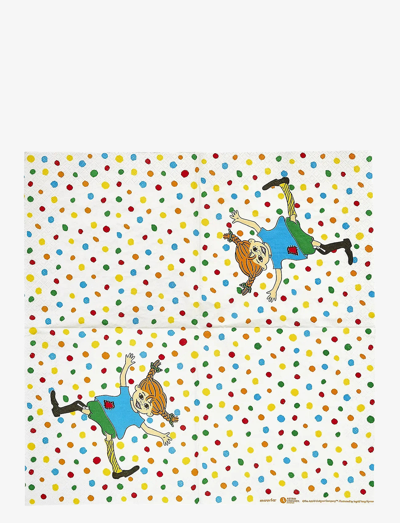 Muurla - Napkin 33x33cm Hoppsansa - servetėlės ir aksesuarai - white - 2
