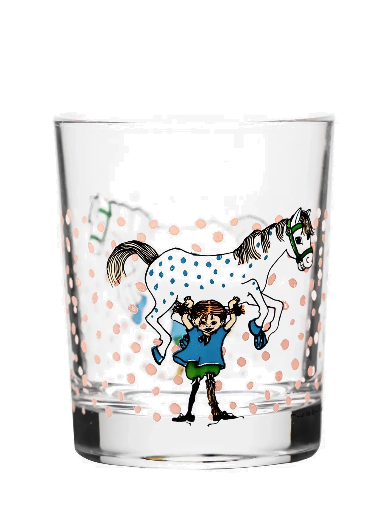 MUURLA Drikkeglas 2 Dl Pippi & Den Lille Mand CLEAR - 20 CL - Kinder