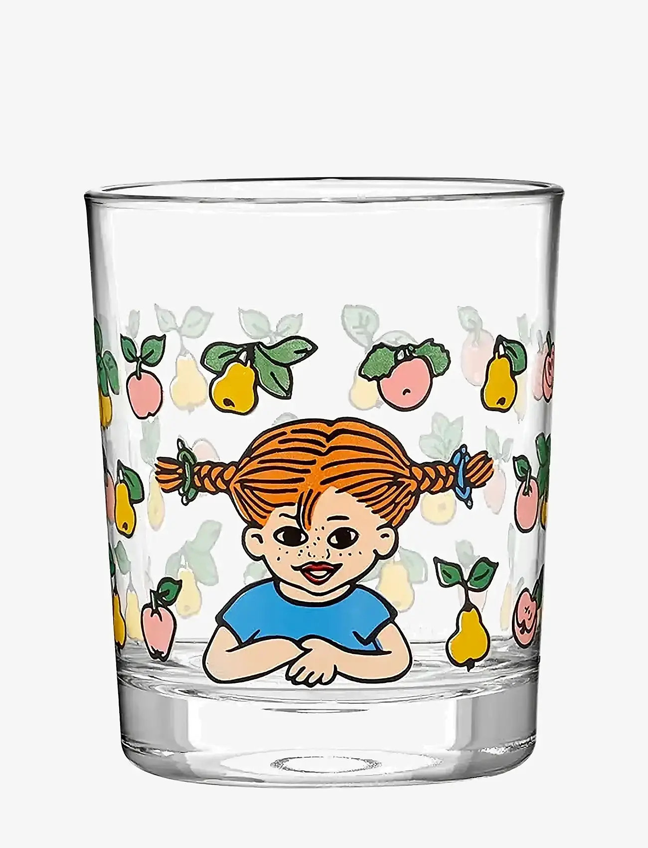 Muurla - Pippi drinking glass Fruits 2dl - joogiklaasid - clear - 1
