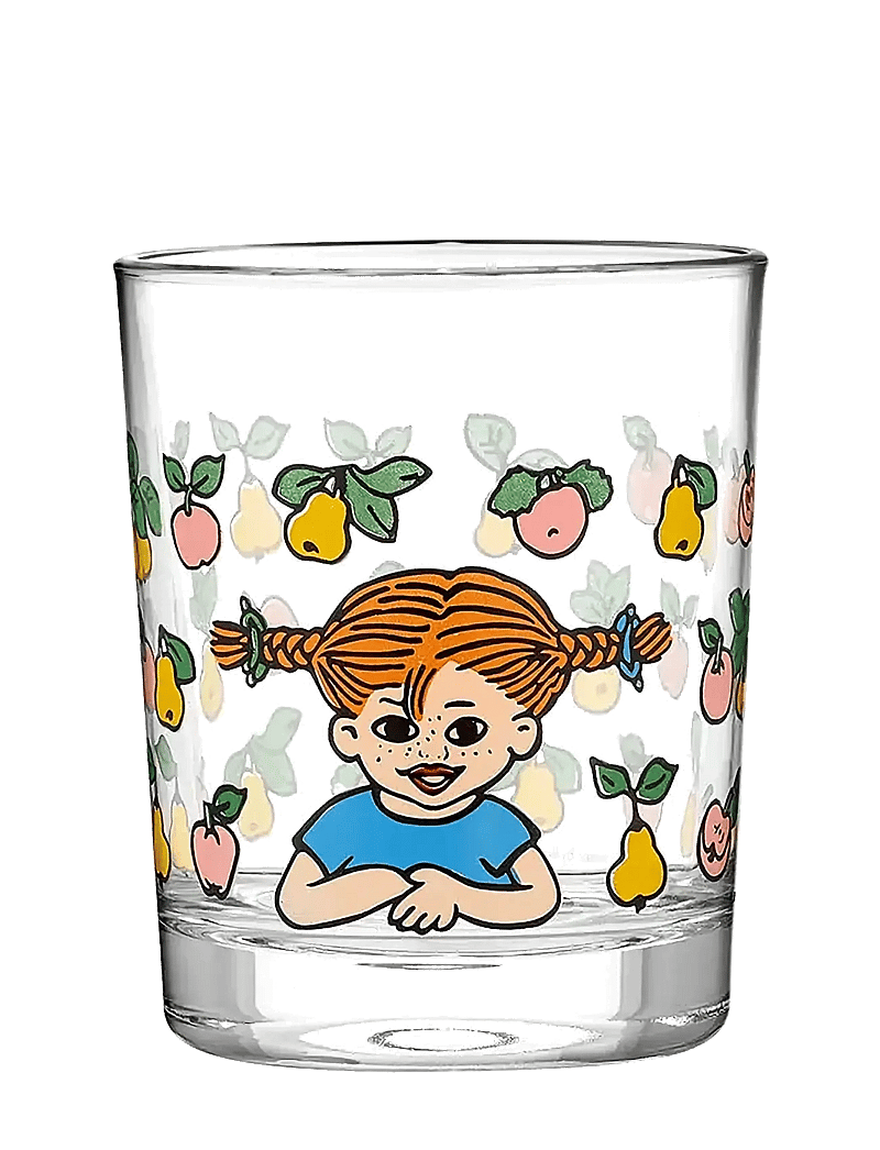 Muurla - Pippi drinking glass Fruits 2dl - joogiklaasid - clear - 1