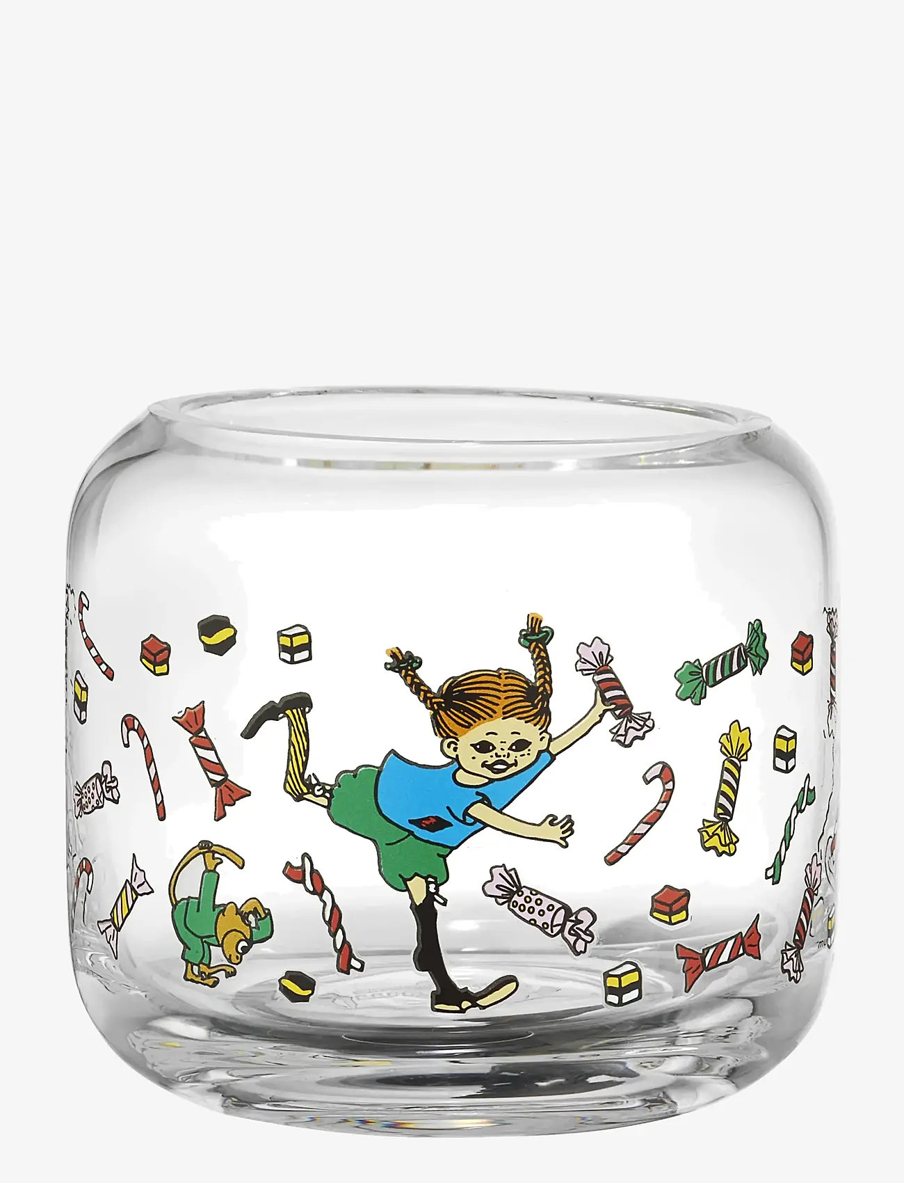 Muurla - Pippi candle holder Candy 8cm - akcesoria dekoracyjne - clear - 1