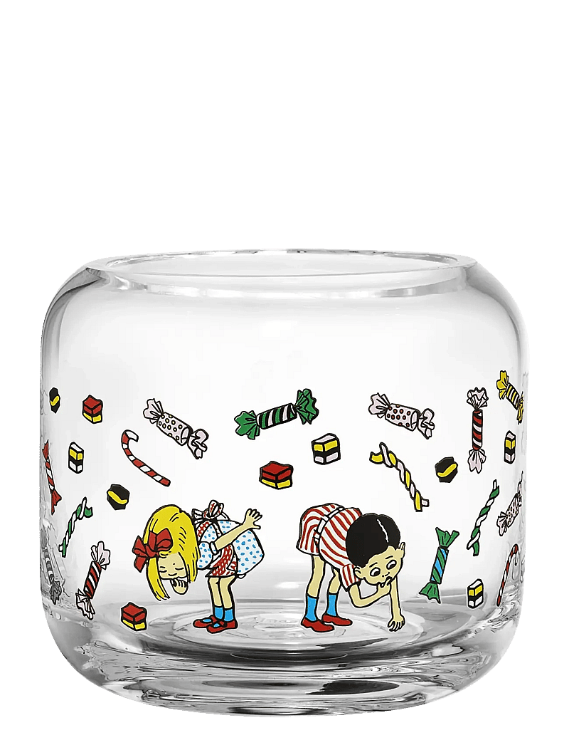 Muurla - Pippi candle holder Candy 8cm - dekoratsioonid - clear - 2