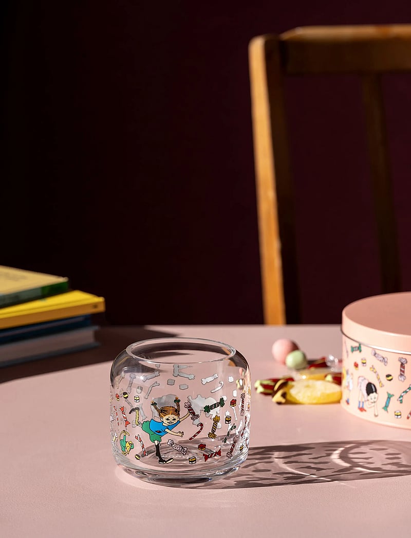 Muurla - Pippi candle holder Candy 8cm - dekoratsioonid - clear - 0
