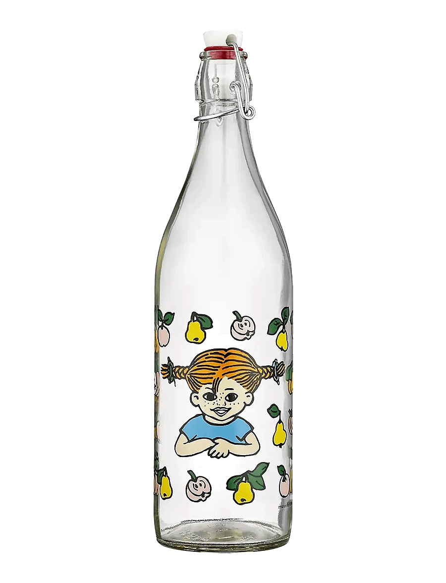 Muurla - Pippi glass bottle Fruits 1L - wasserkaraffen - clear - 1