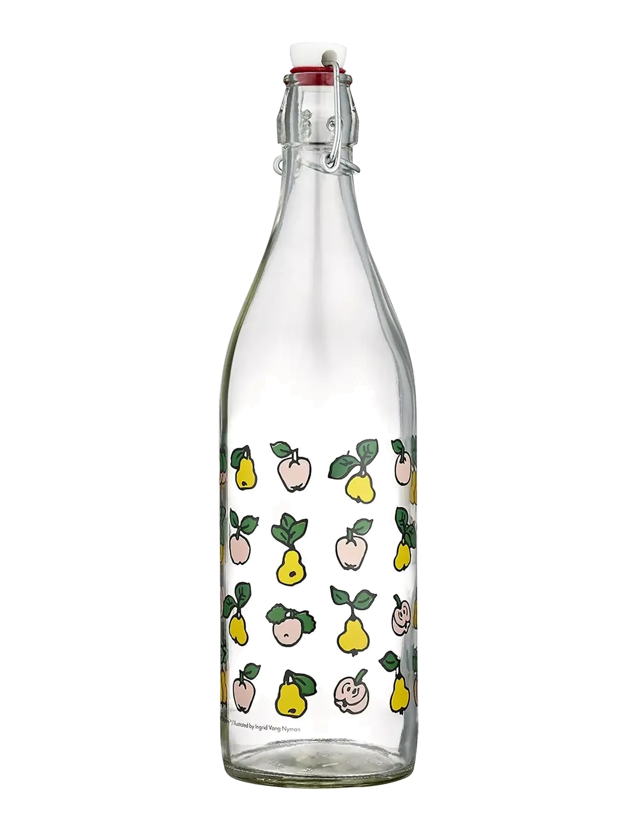 Muurla - Pippi glass bottle Fruits 1L - wasserkaraffen - clear - 2