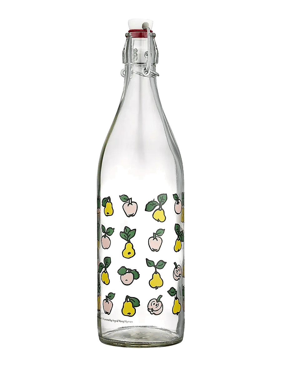 Muurla - Pippi glass bottle Fruits 1L - wasserkaraffen - clear - 2
