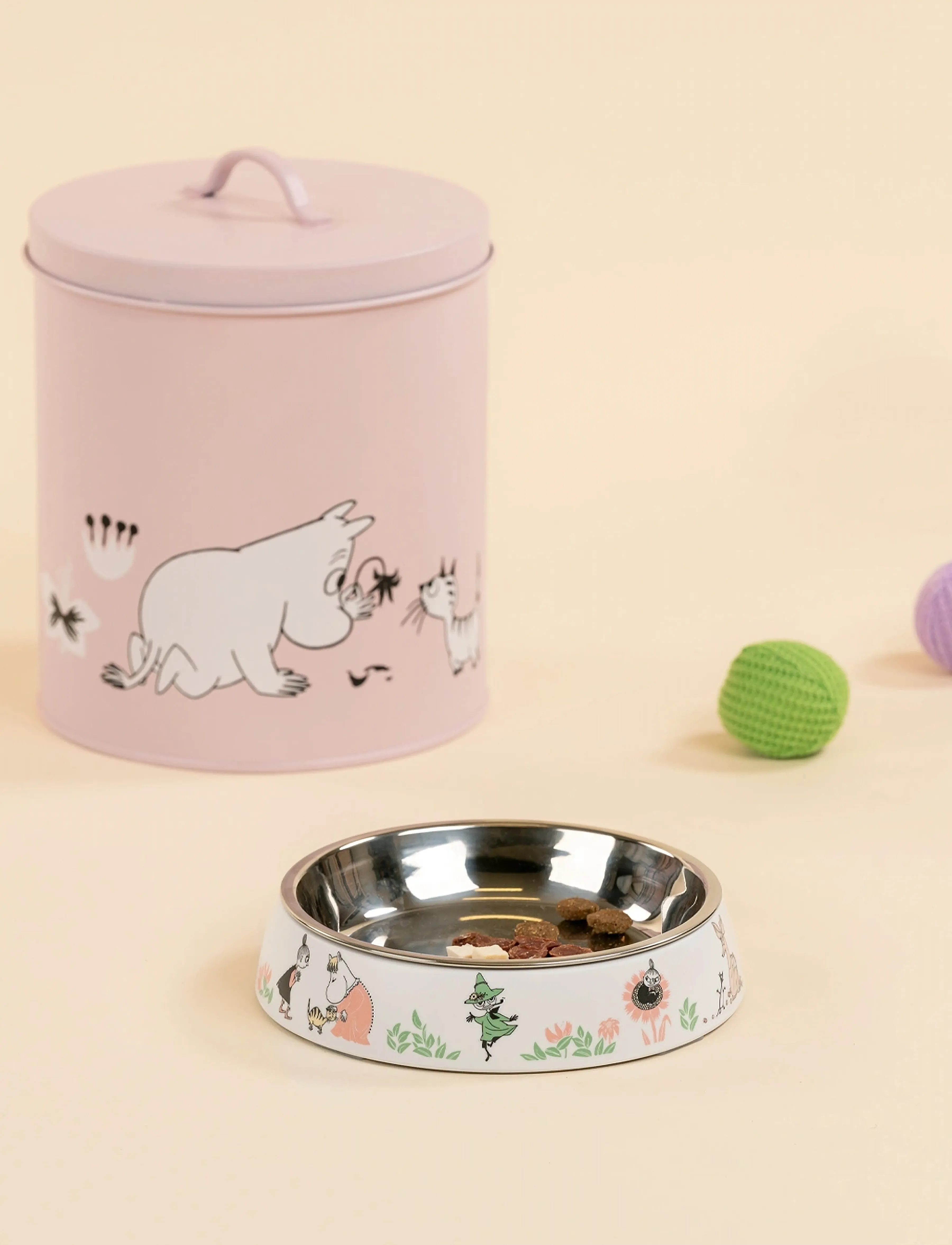 Muurla Moomin For Pets Kattefoderskål, Hvid, Ø 15.5 cm, Pets, Weiß - Food Bowls, Homeware