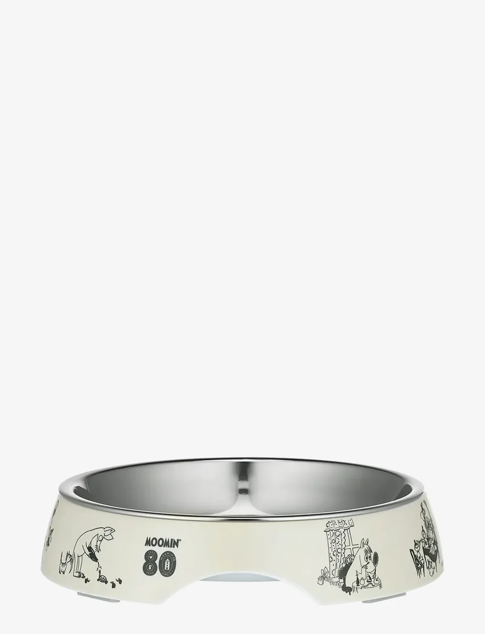 Muurla - Moomin for Pets Cat food bowl Moomin 80 - julegaver - white - 1