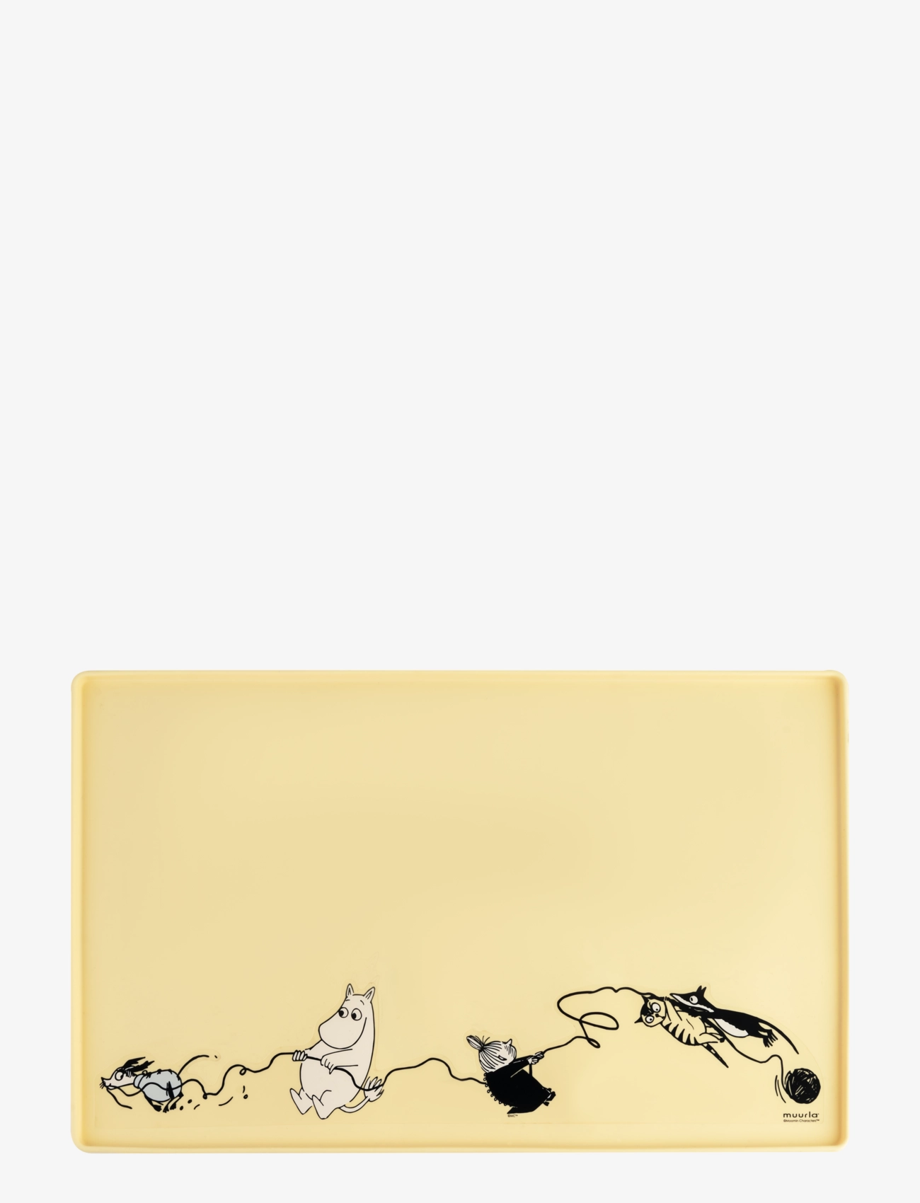 Muurla Moomin For Pets Silicone Mat, Food Skål, Gul, Str: 48X30CM