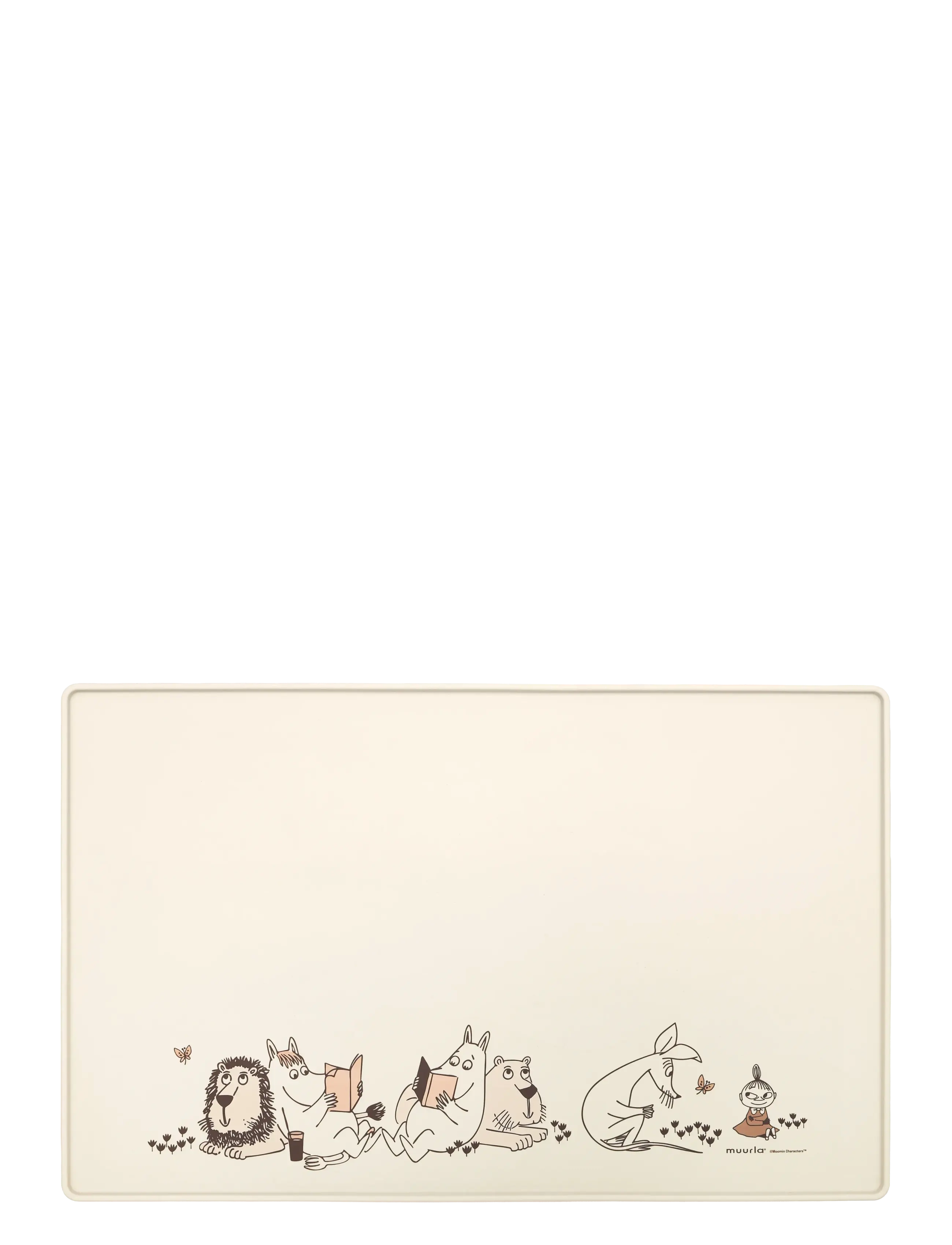 MUURLA Moomin For Pets Silikonemåtte 48X30Cm Beige - 48X30CM - Unisex
