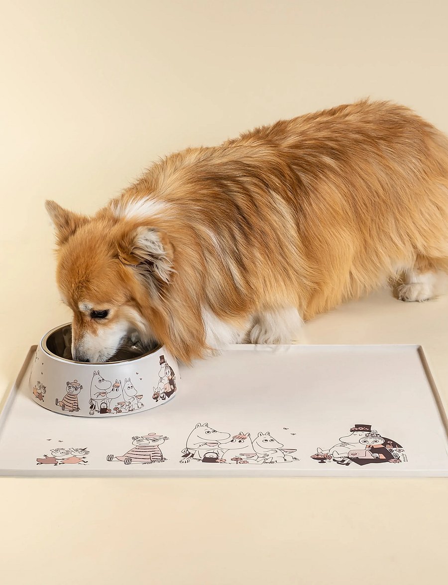 Muurla - Moomin for Pets Silicone mat Moments 60x40cm - für die haustiere - beige - 2