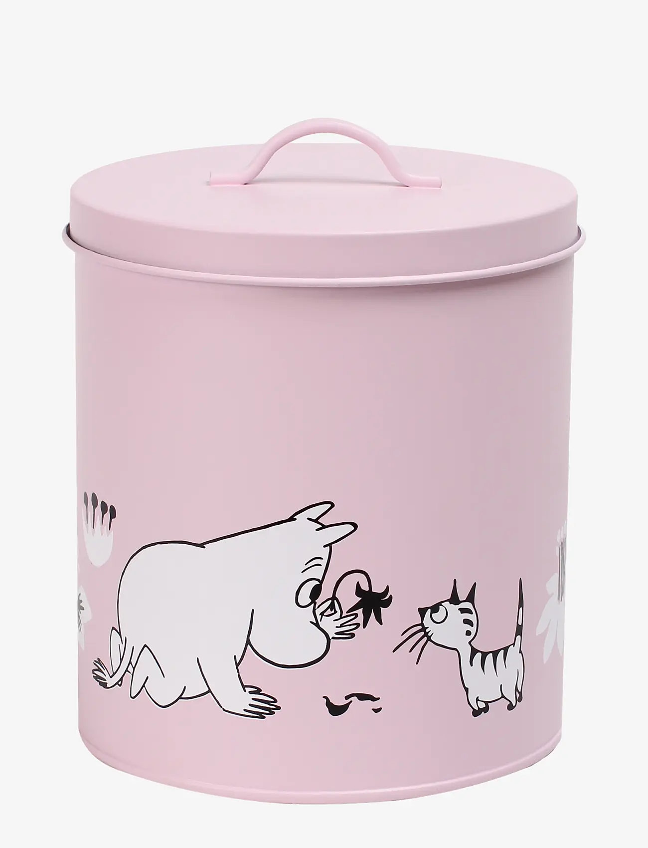 MOOMIN - Tin jar set of 2, pink/beige - pink/beige - 1