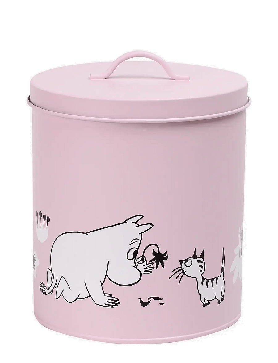 MOOMIN - Tin jar set of 2, pink/beige - backen - pink/beige - 1