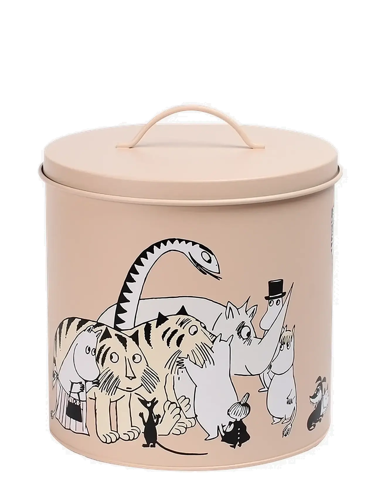 MOOMIN - Tin jar set of 2, pink/beige - baking - pink/beige - 2