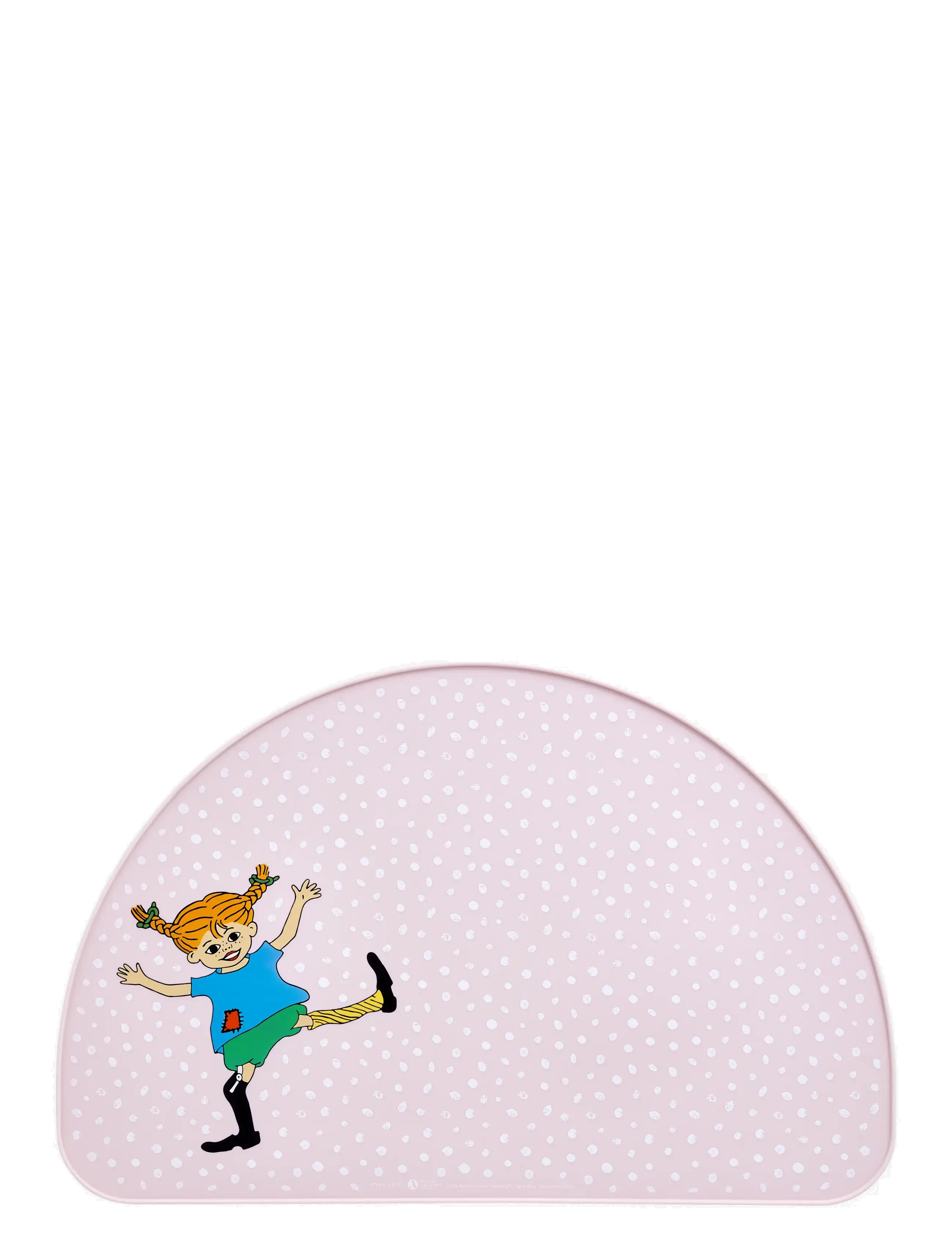 Pipi Pikksukk Pippi silicone place mat 42x27cm - Lastetuba - PINK / pink/rose